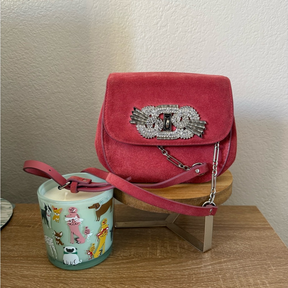 Zara Pink Mini Bag with Silver Hardware